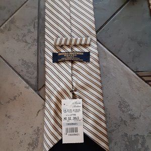 Brooks Brothers silk tie, hand made